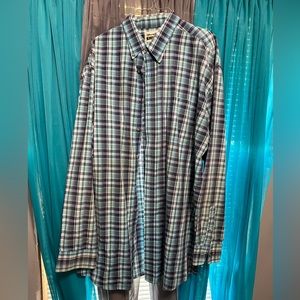 Mens Wrangler Riata Long Sleeve Button Down Shirt